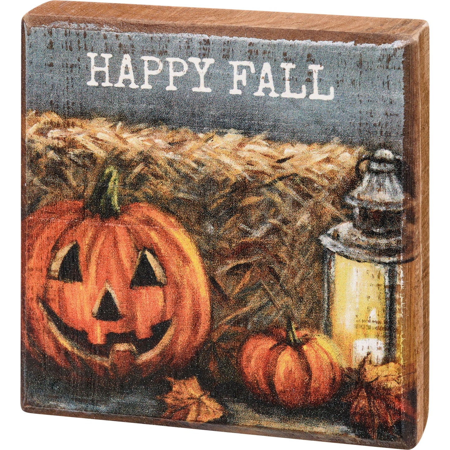 Block Sign - Happy Fall